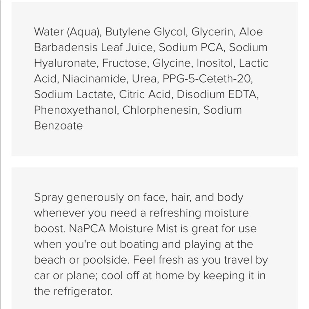 NaPCA moisture mist(SOLD OUT) - Picture 3 of 4